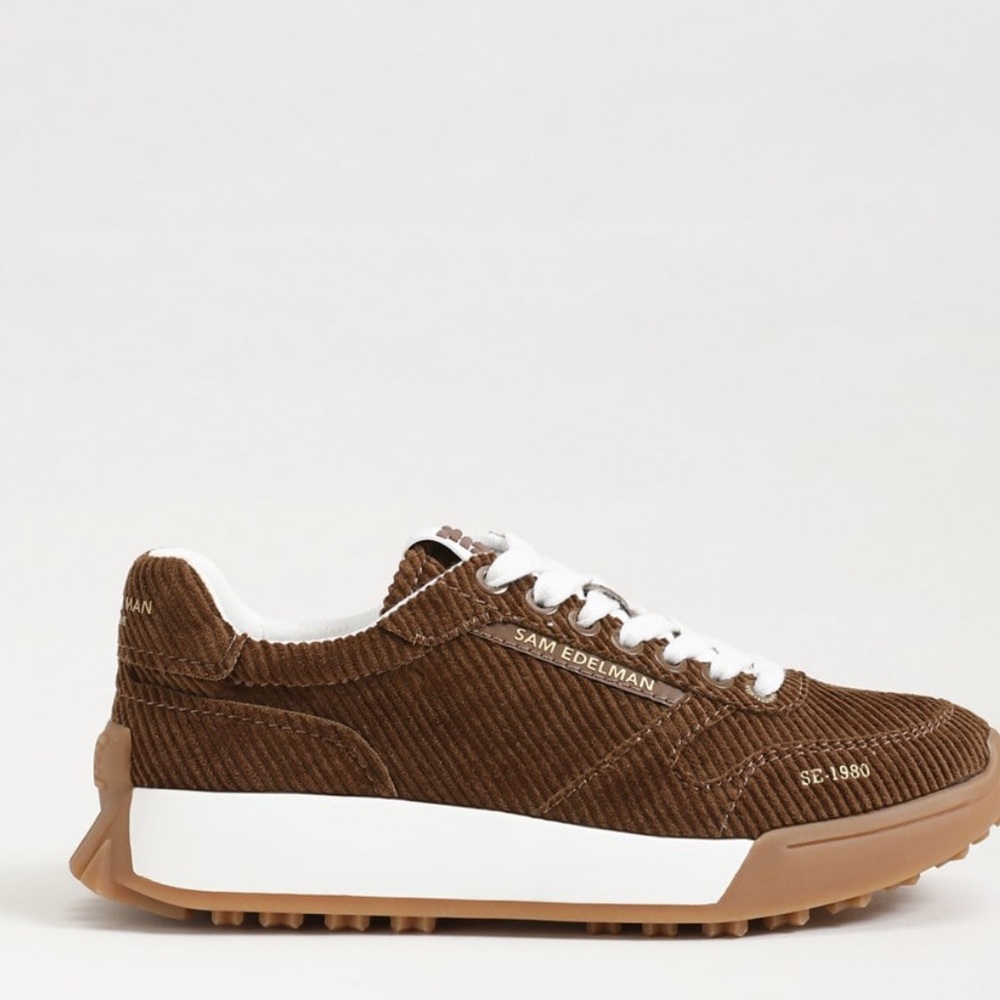 NWOT Sam Edelman Chocolate Cinnamon “Layla” Sneaker - Picture 2 of 8